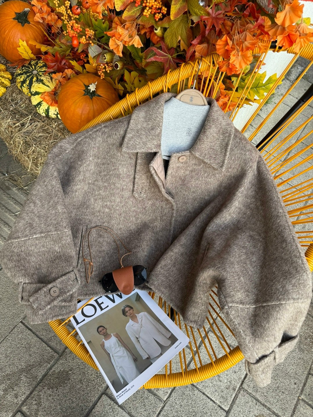 полупальто,куртка пончо из пальтовой ткани,полупальто оверсайз,шерстяное пальто,короткое пальто