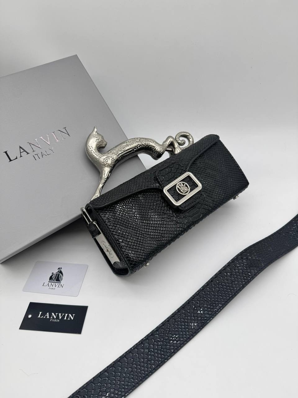 сумка lanvin,сумка lanvin 25х12 см натуральная кожа,сумка,сумка-клатч lanvin,женская сумка