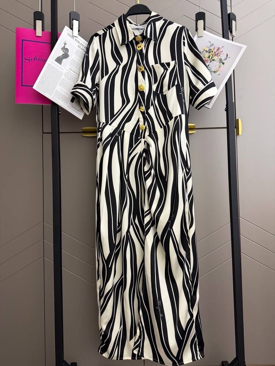 платье рубашка макси в полоску,летнее платье рубашка длинное lookcoco,платья,платье рубашка зебра,повседневные платья