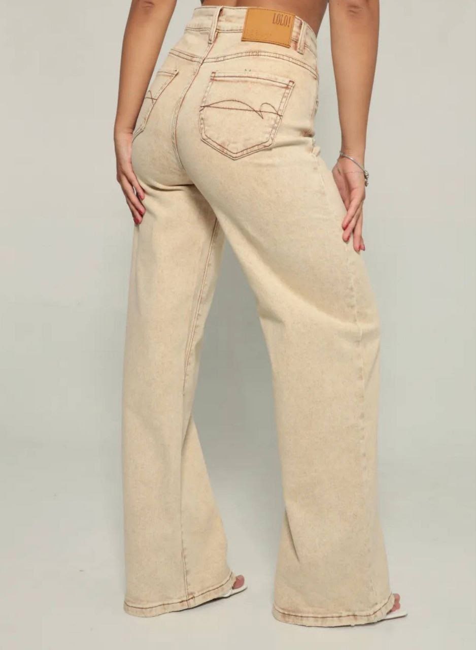 джинсы wide c широкими штанинами прямые клеш трубы feelz 112026139,бежевые джинсы,бежевые джинсы женские широкие,женские джинсы,бежевые джинсы женские