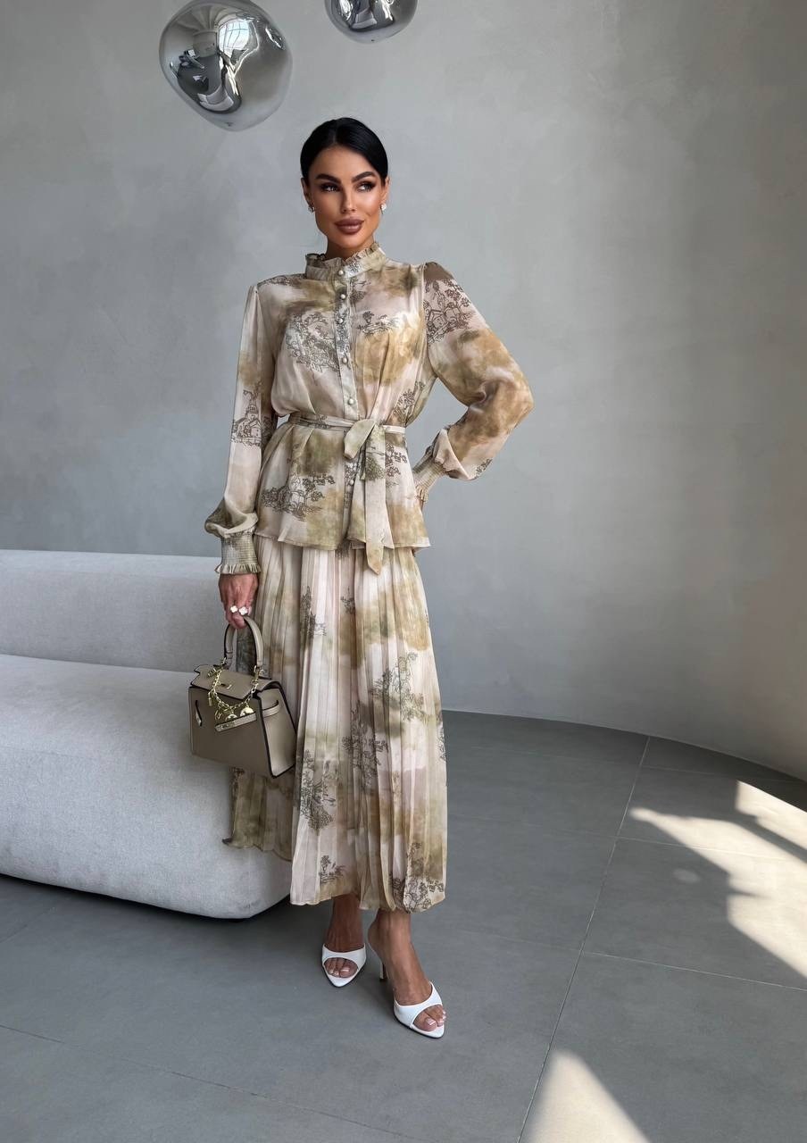 шифоновый комплект блуза и юбка,роскошное вечернее платье,шифоновое платье,платье женской,платья