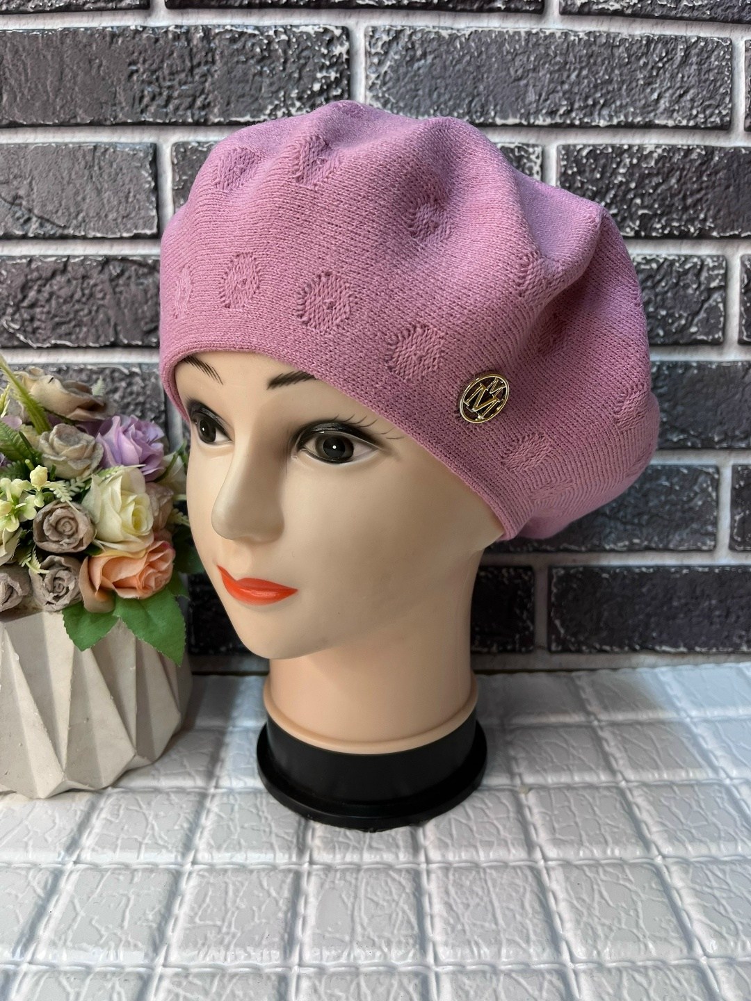 берет женский,женская шапка,шапка для женщин,беретка женская,берет вязаный