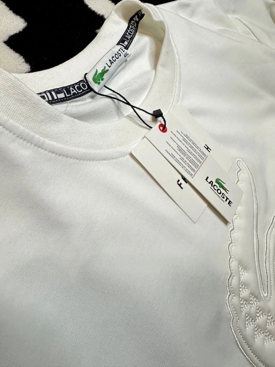 свитшот lacoste,lacoste свитшот белый мужской,брендовые свитшоты,мужские свитшоты,толстовка lacoste