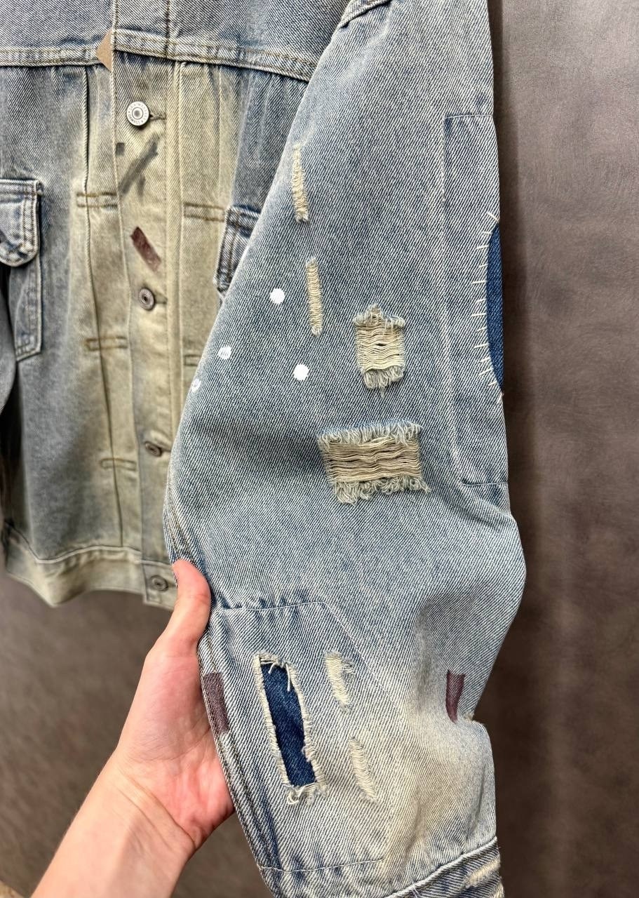 джинсовая куртка,джинсовая куртка мужскaя,свободная джинсовая куртка,куртка джинсовая оверсайз,джинсовая куртка с принтом