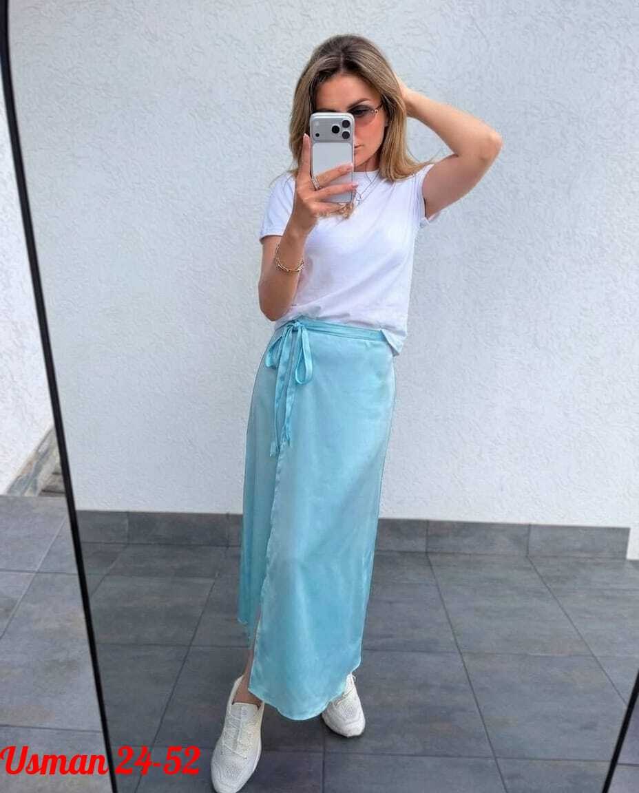 шелковая юбка миди,юбка миди,юбка атласная миди,юбка,женская атласная длинная юбка с завышенной талией