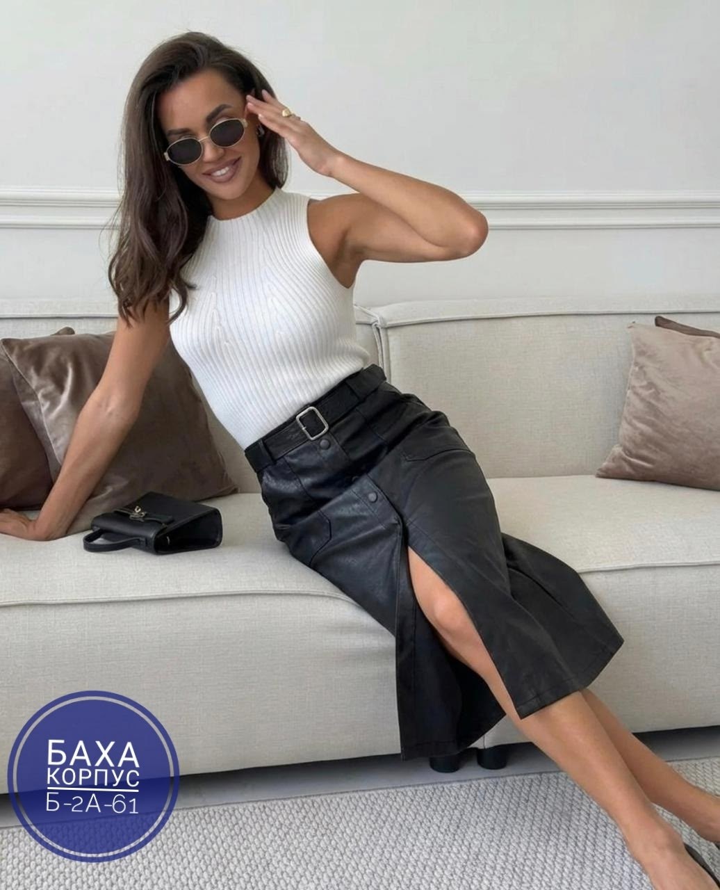 юбка кожаная,юбка,юбка кожаная женская,юбка кожаная миди,юбка из экокожи