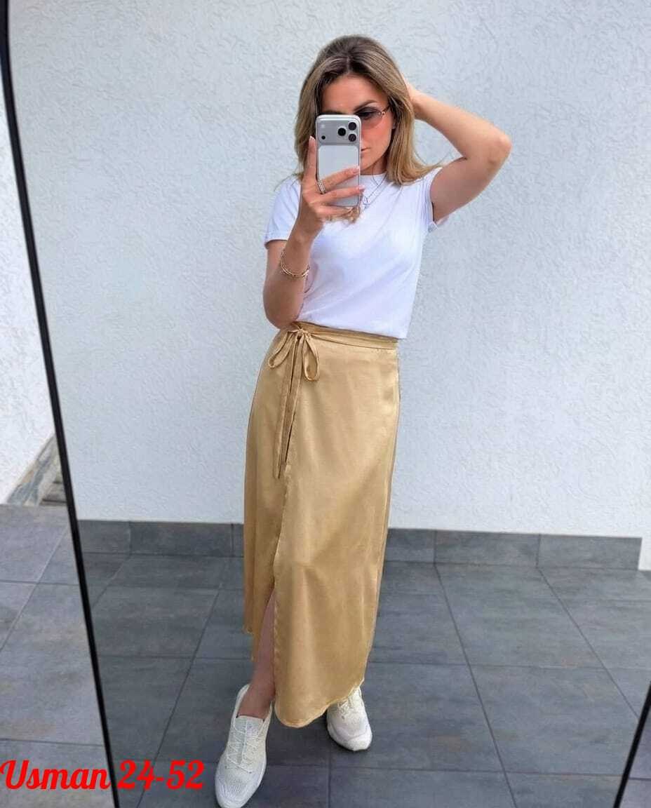 шелковая юбка миди,юбка миди,юбка атласная миди,юбка,женская атласная длинная юбка с завышенной талией