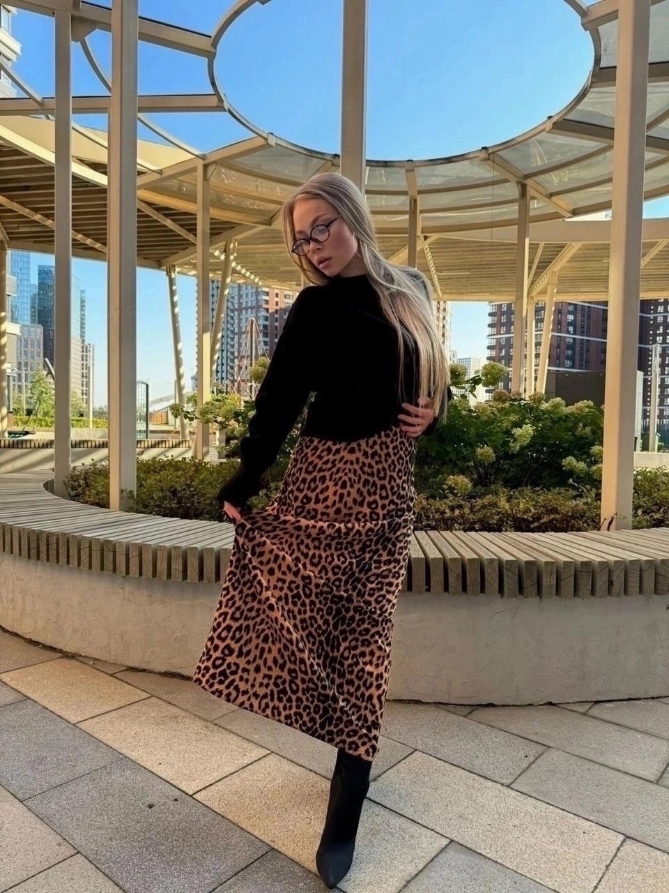 юбка с леопардовым принтом,юбка женская леопардовая,юбка леопардовая макси,женская юбка,юбка леопардовая макси inbasic