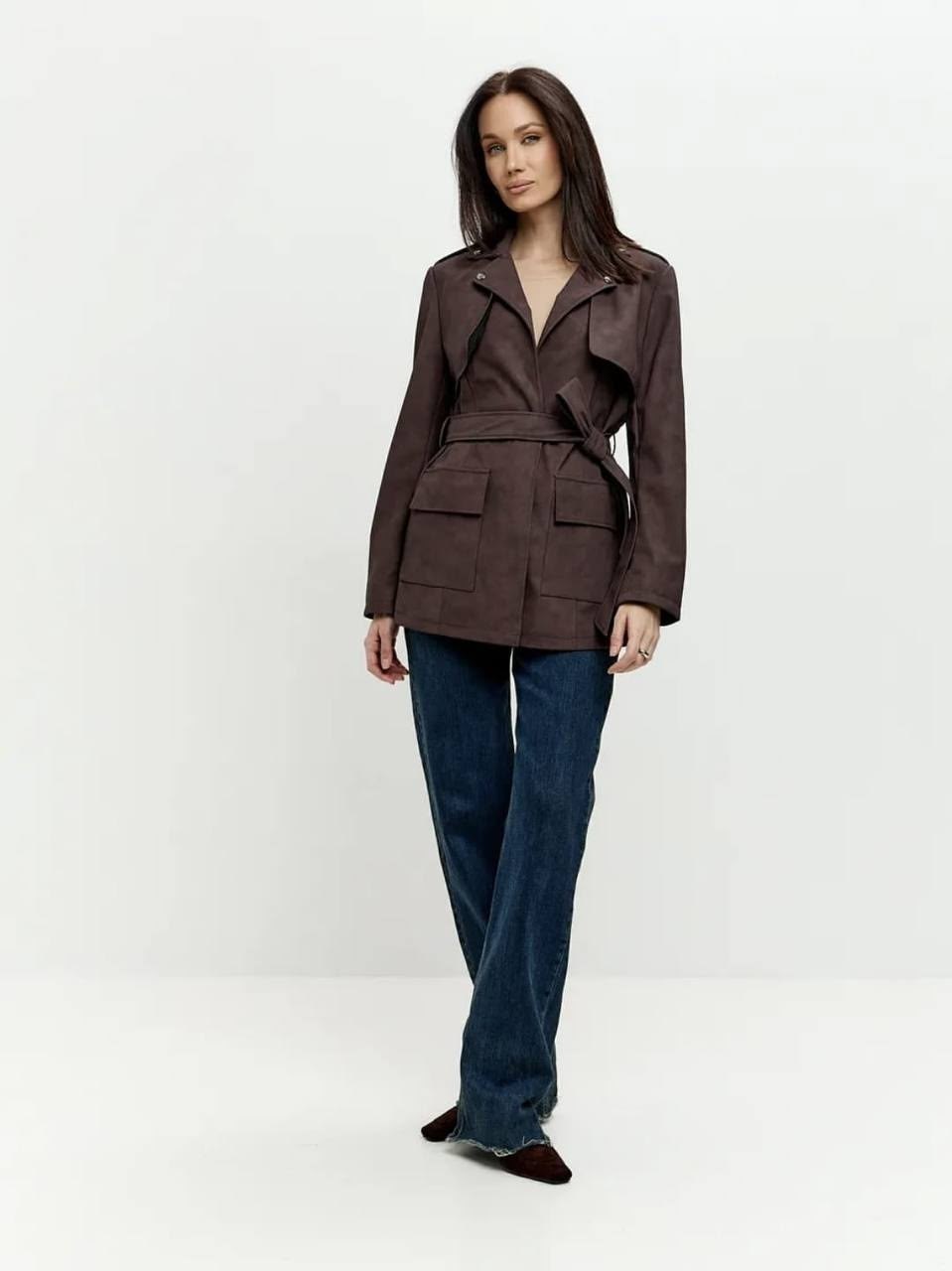 плащ женский,тренч пальто,тренч,плащ из натуральной замши,плащ