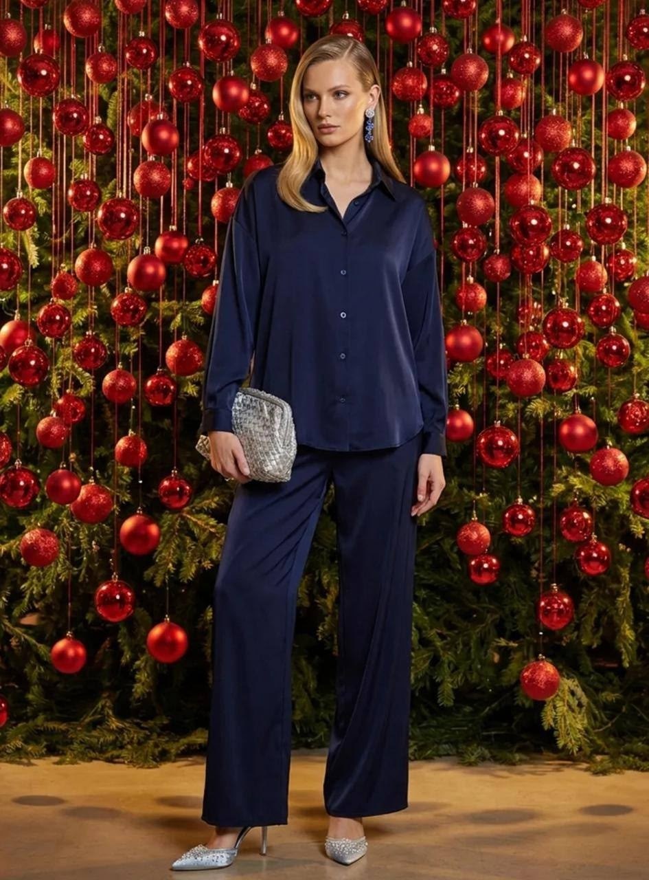 брючный костюм,женский брючный костюм,hiloc 2025 элегантные шелковые пижамные комплекты,костюм женский,брючный костюм свободного кроя