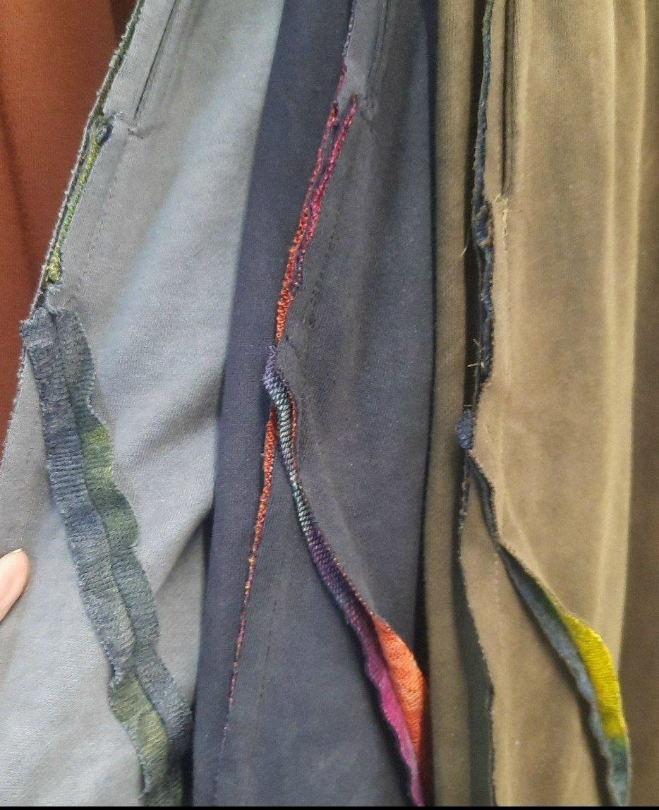 джинсовые брюки,шаровары джинсы,джинсы в стиле пэчворк,джинсы пэчворк,широкие джинсы