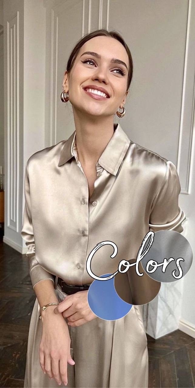 рубашка атласная,silk shirt outfit,шёлковая рубашка,женская блузка,женский стиль