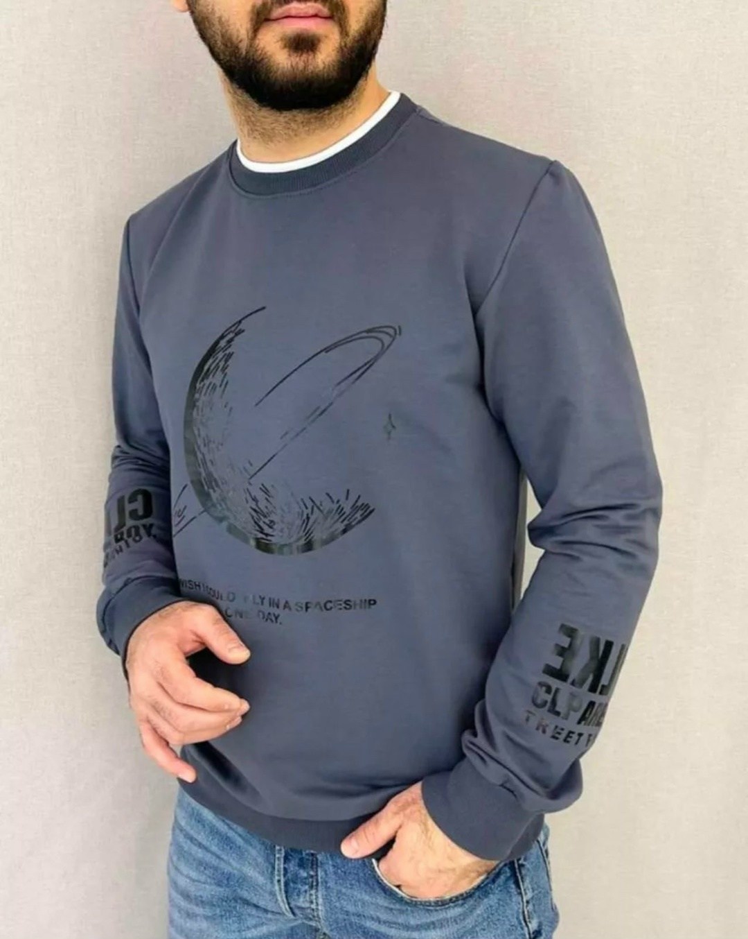 свитшот мужской белый,свитшот повседневный,кофта мужской модные,мужские свитшоты,свитшот и толстовка