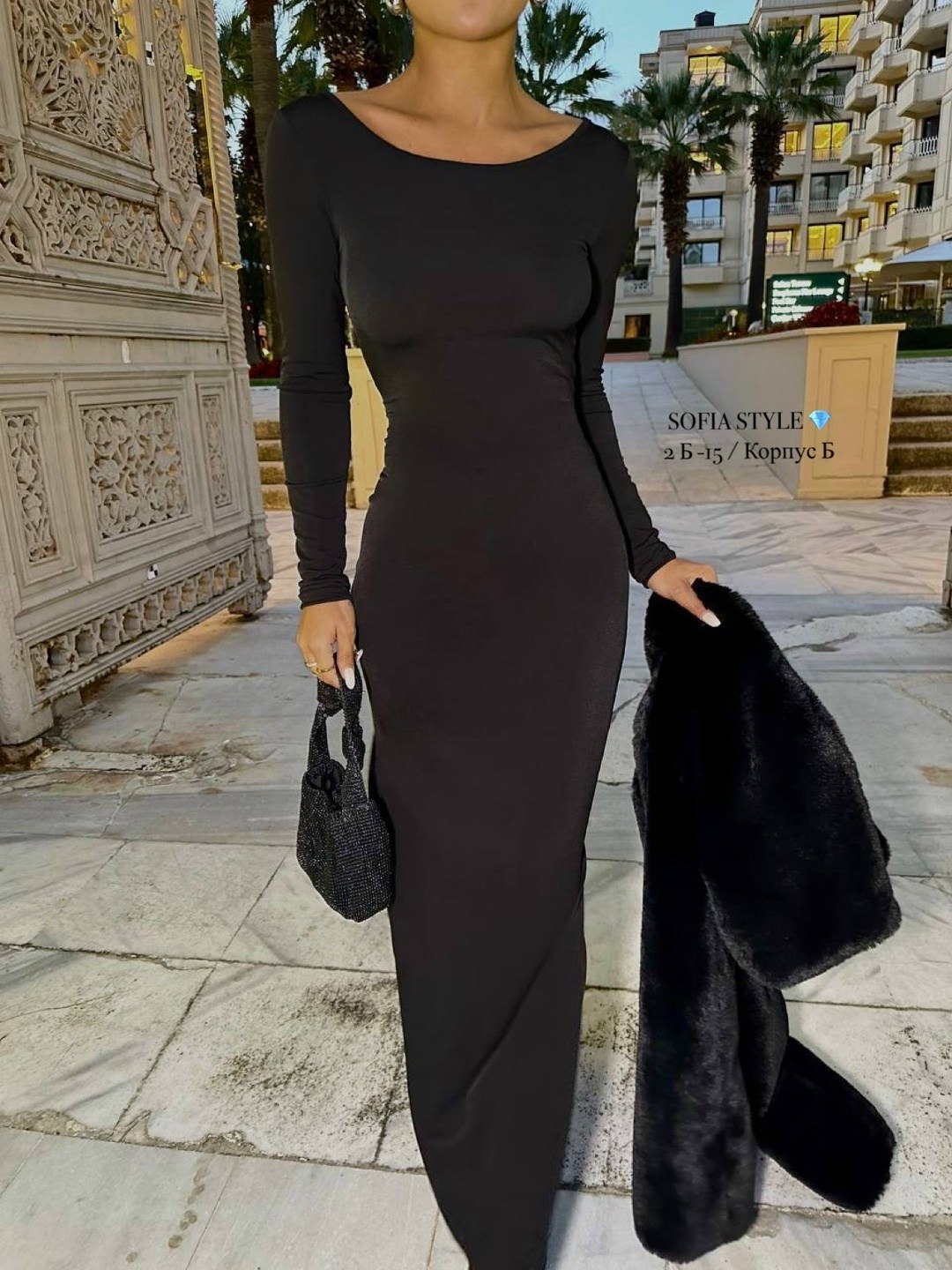 длинное платье,платье черное,платье миди с открытой спиной,черное длинное платье