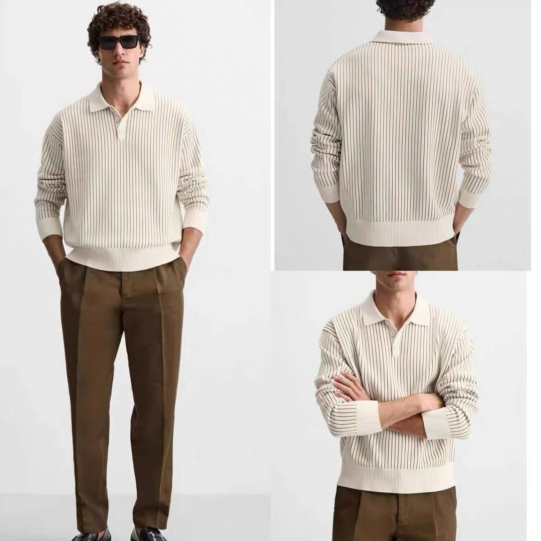 мужская мода,свитер бежевый,свитера мужская,пуловер мужской,свитер поло