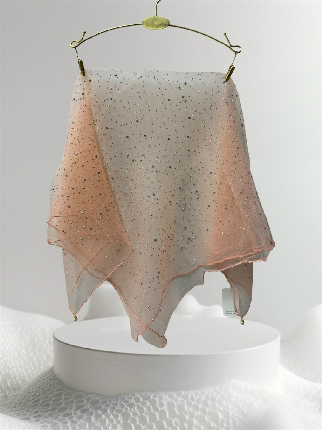 ткань с блестками,женский палантин,блестящий палантин,шелковый шарф,шарф женские