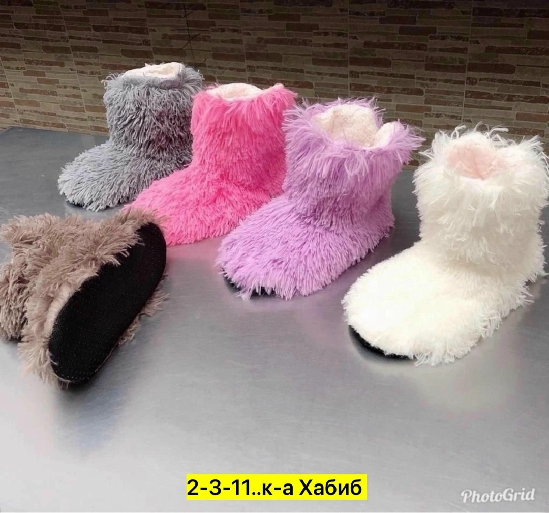домашние тапочки меховые,домашние тапки ,сапожки домашние женские,,пушистые высокие тапочки