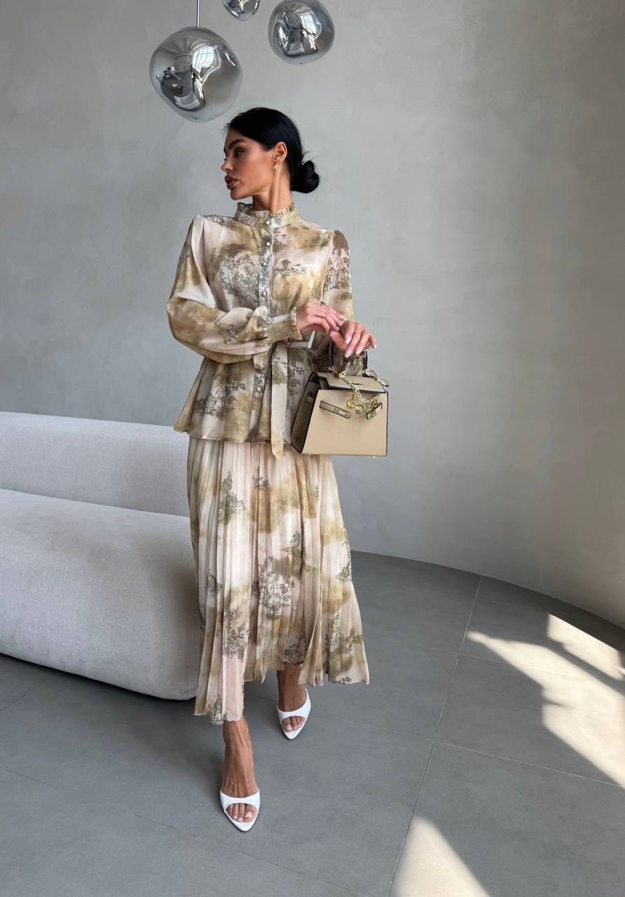 шифоновый комплект блуза и юбка,роскошное вечернее платье,шифоновое платье,платье женской,платья