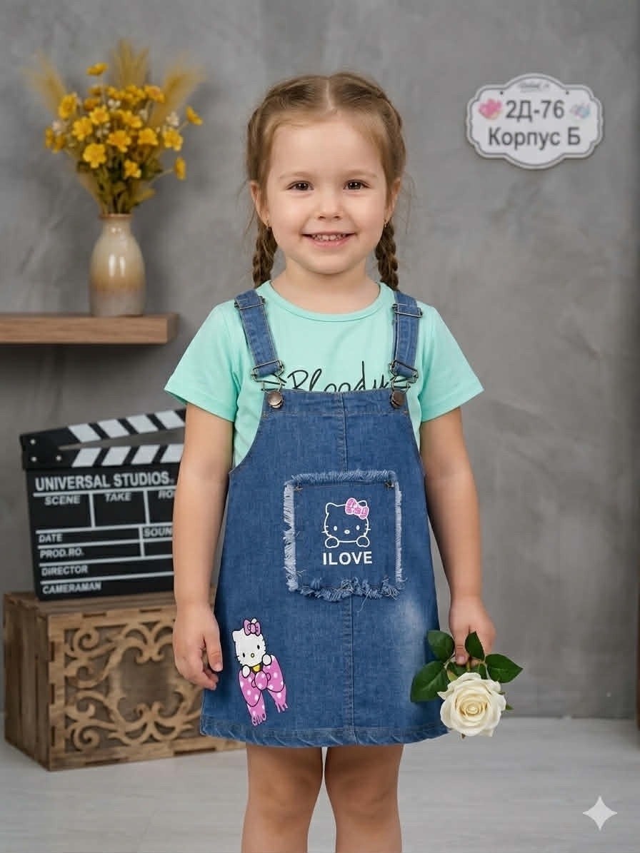 джинсовый сарафан для девочки,сарафан джинсовый детский,детский сарафан,сарафан джинсовый,детские сарафаны