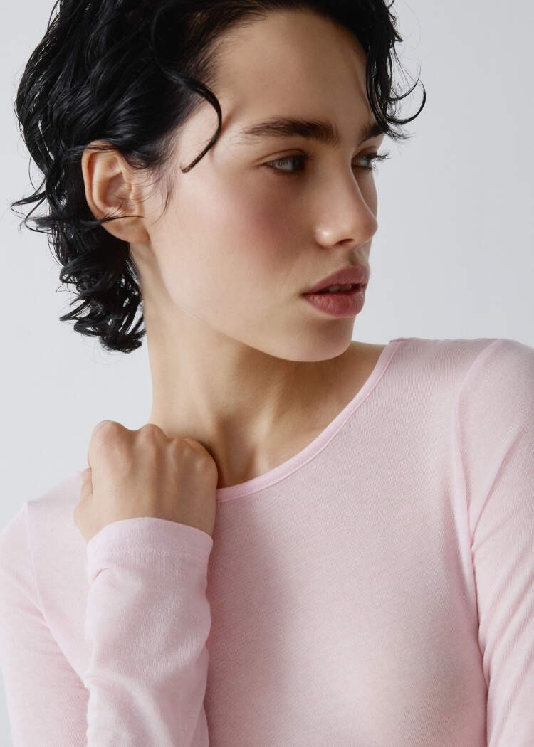 лонгслив женские,базовый лонгслив,лонгслив тонкий,лонгслив розовый,розовый джемпер