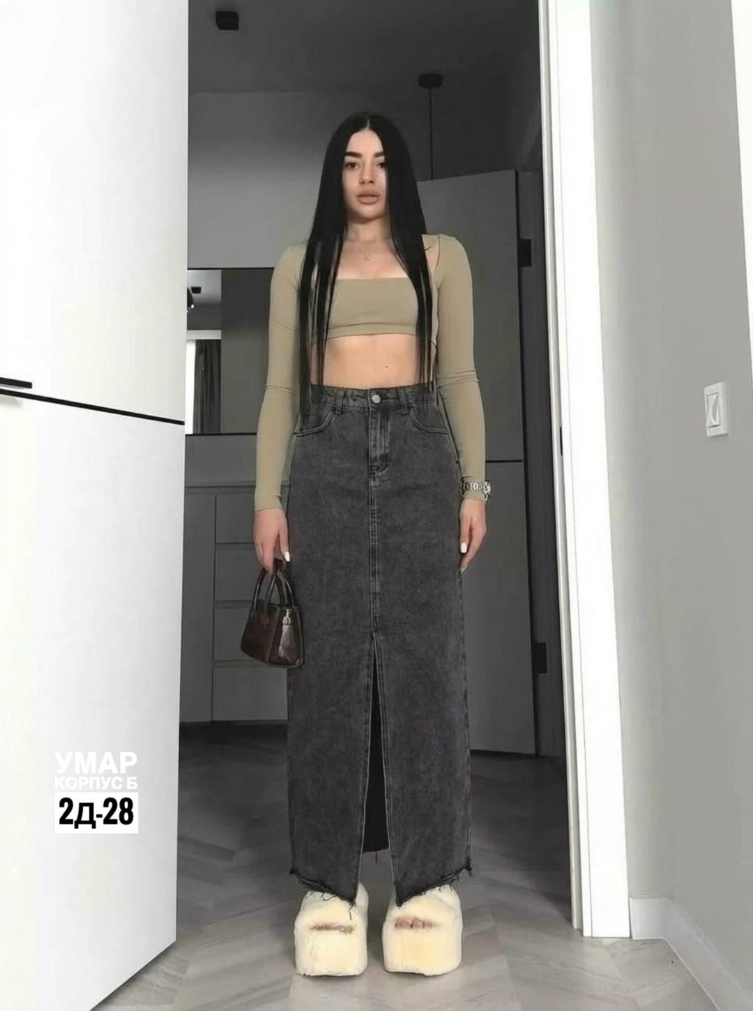 юбка джинсовая миди с разрезом,юбка джинсовая длинная с разрезом спереди d.m.w.,джинсовая юбка,джинсовая юбка с разрезом,юбка джинсовая макси