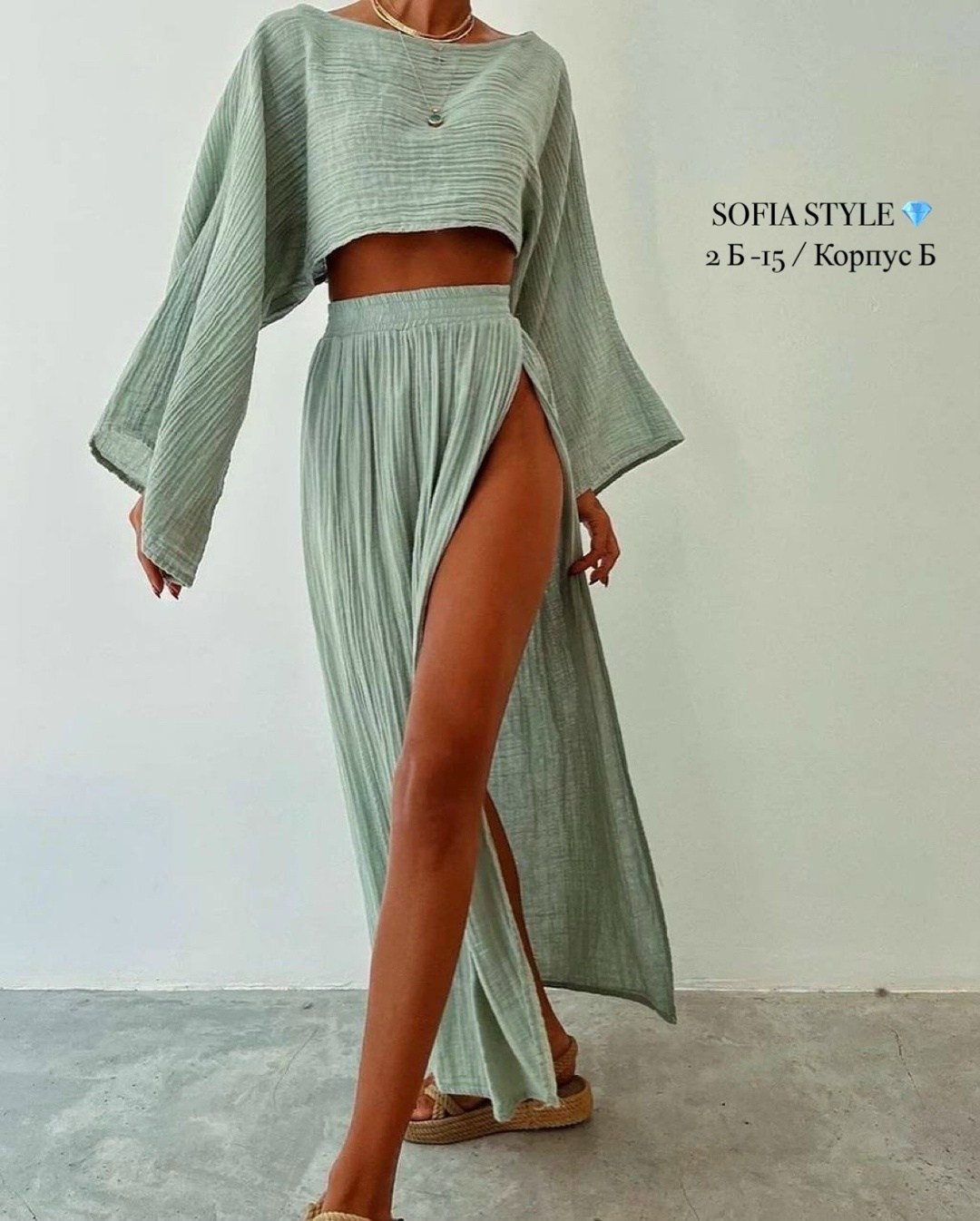 комплект одежды женские,летние костюмы,костюм из муслина,костюм с юбкой