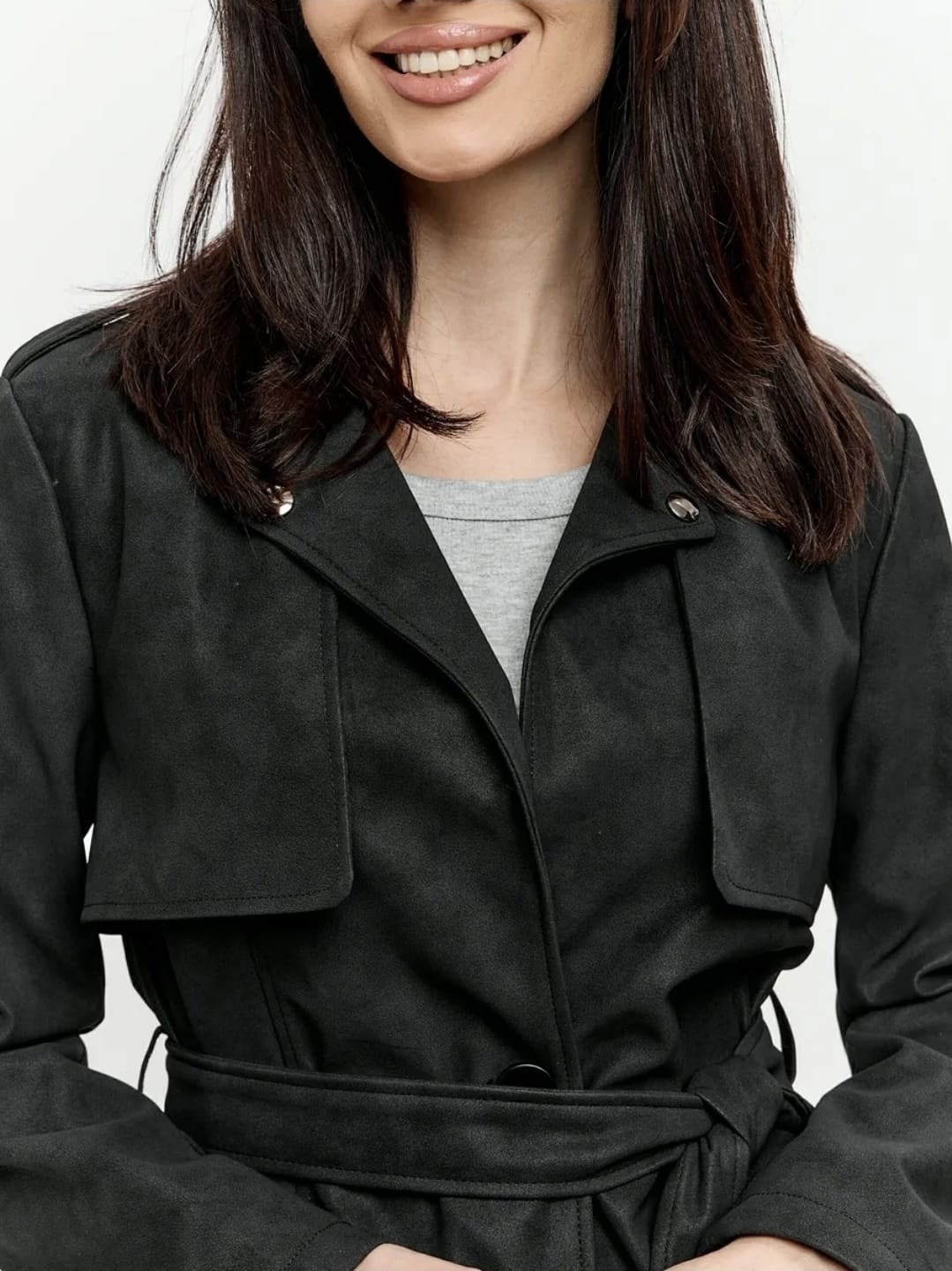 тренч короткий плащ moza*luna 210509252,тренч бежевый,тренч,куртка тренч,тренч с поясом