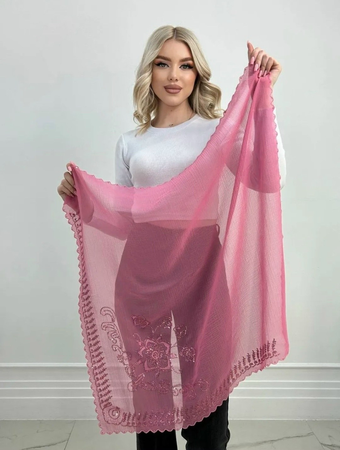 женские платки,платок шарф накидка церковный,шарф накидка,платки шарф,платка