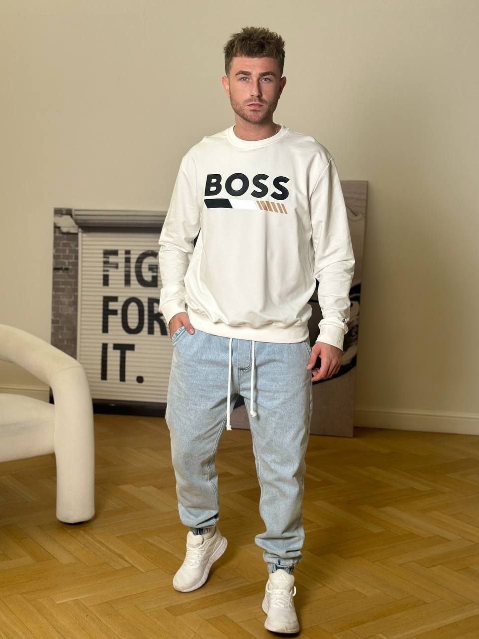 свитшот boss,толстовка boss,хлопковый свитшот boss,толстовки свитшот,мужские свитшоты