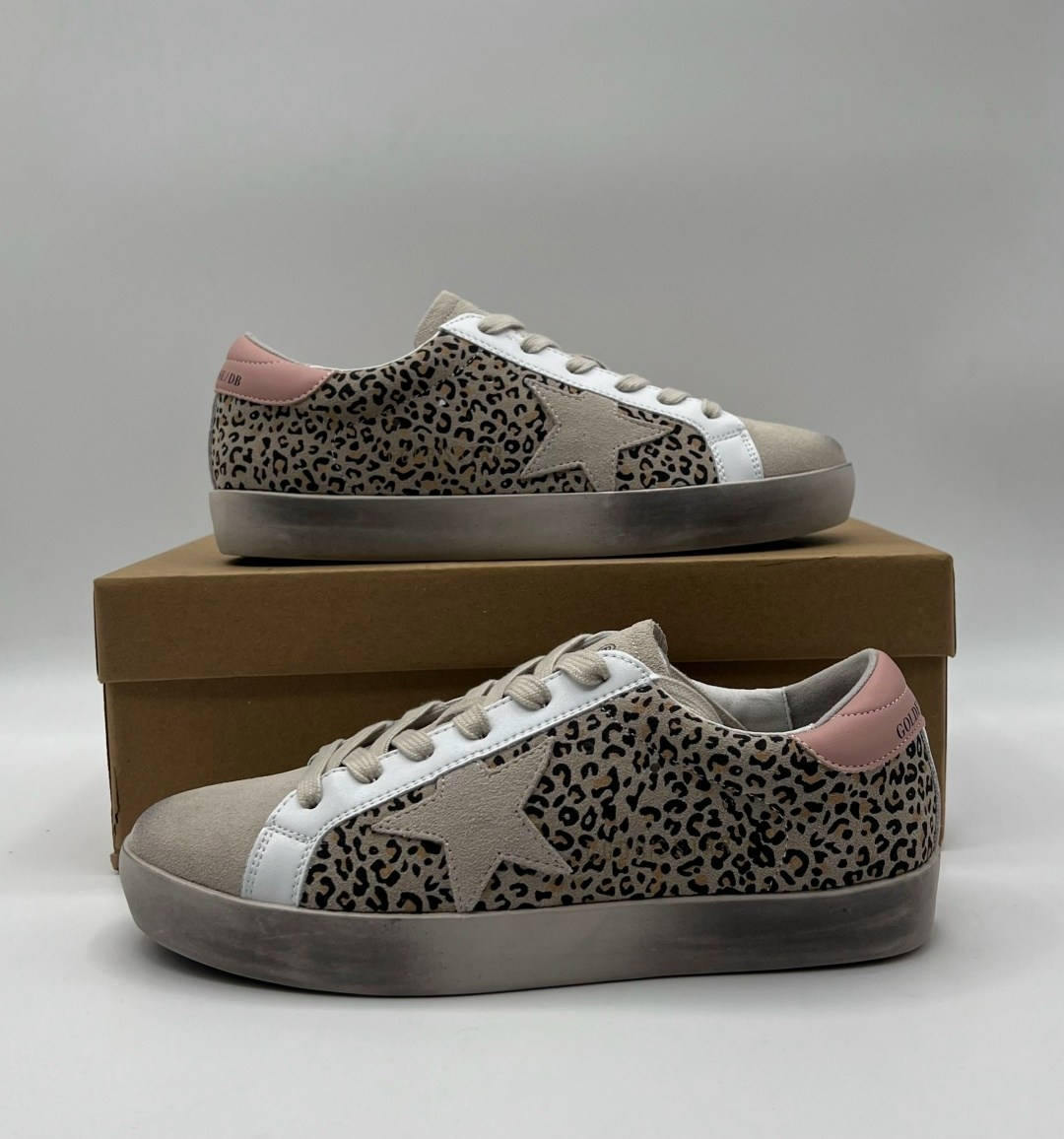 кроссовки golden goose wmns superstar leopard коричневый,,golden goose кеды леопард,кеды golden goose,golden goose кеды superstar с леопардовым принтом