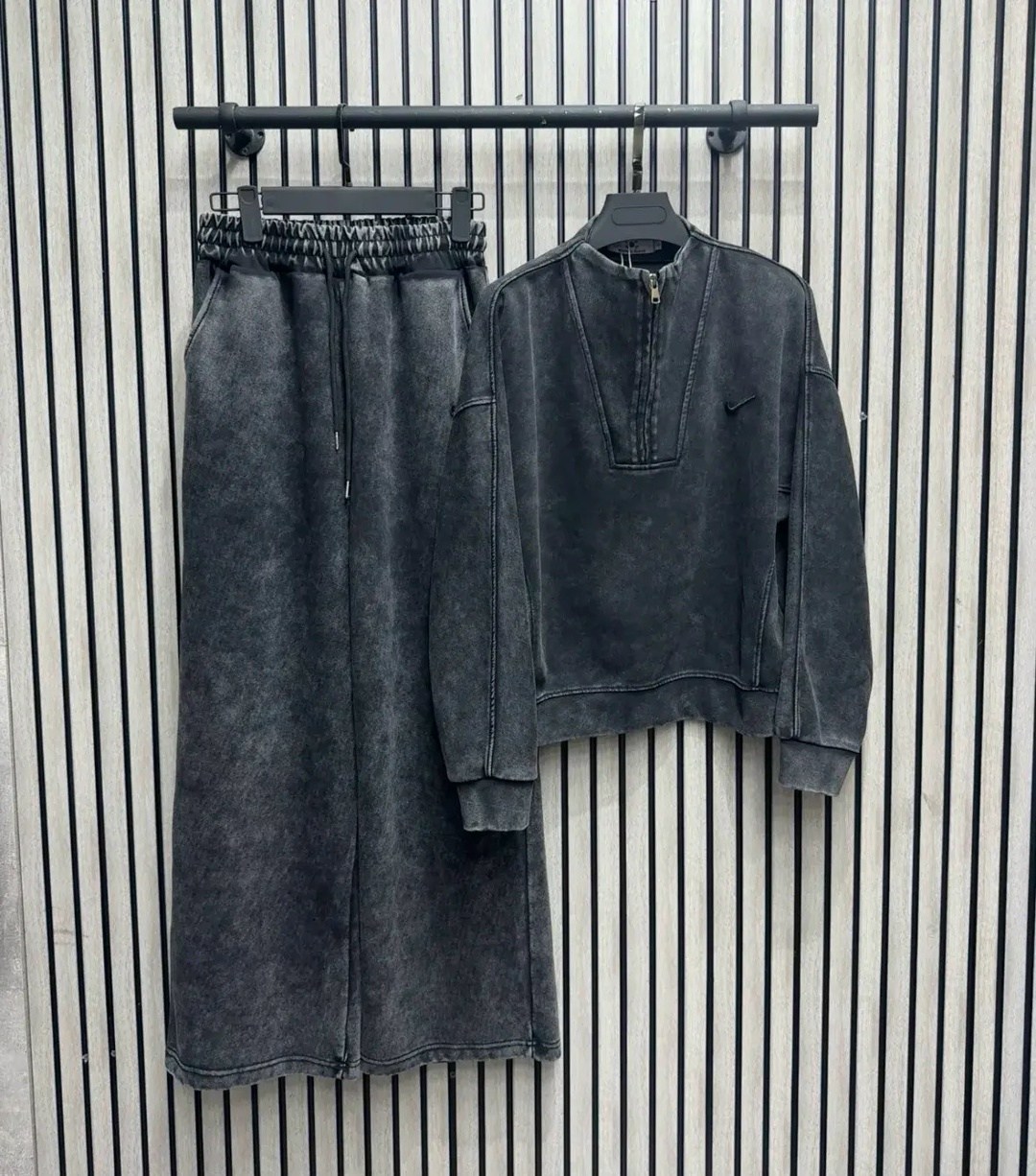 анорак спорт шик женский коричневый меланж,костюм женский на флисе,трикотажный костюм,костюм женский,костюм спортивный серо-коричневый