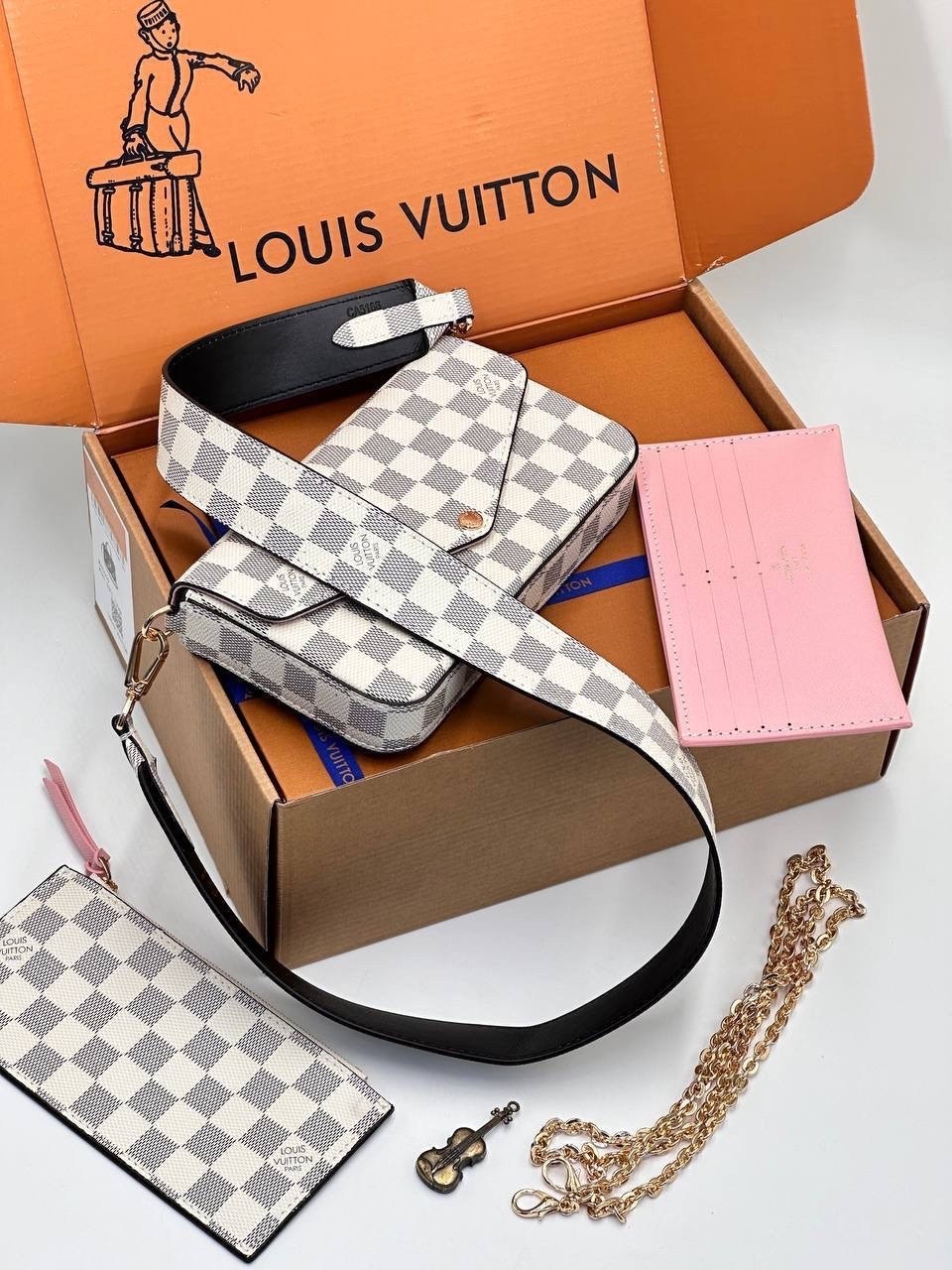 клатч луи виттон белая,сумка louis vuitton felicie,клатч женский луи виттон,сумка-клатч louis vuitton pochette felicie,cумка louis vuitton