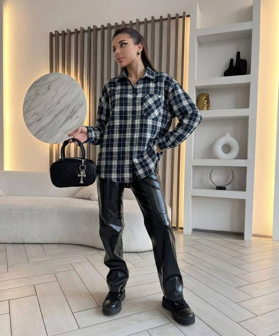 рубашка в клетку женская,рубашка в клетку,рубашка в клетку оверсайз на кнопках,рубашка в клетку женская теплая оверсайз без кармана,женская рубашка в клетку оверсайз