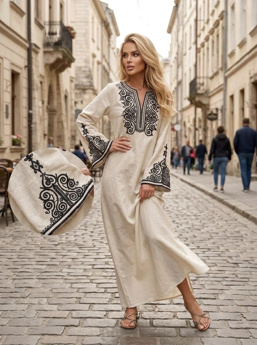 славянские платья,платье летнее,платья бохо,платье с вышивкой,славянский стиль в одежде