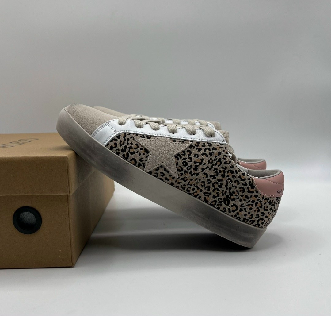 кроссовки golden goose wmns superstar leopard коричневый,,golden goose кеды леопард,кеды golden goose,golden goose кеды superstar с леопардовым принтом