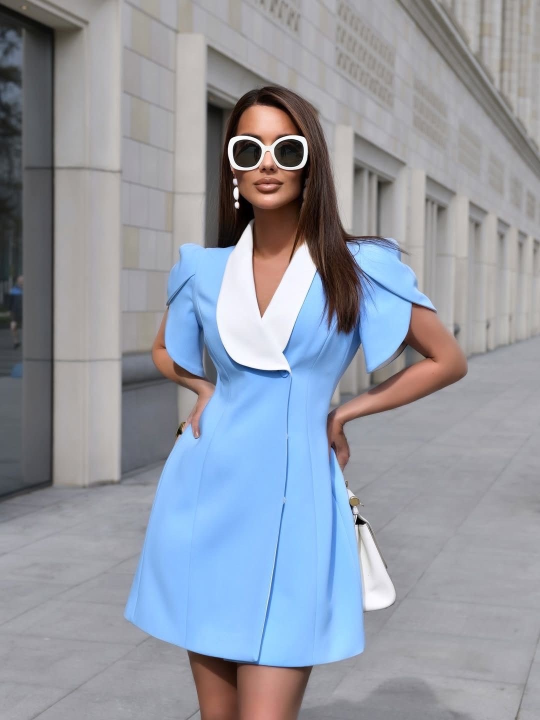 летнее женское платье,платье с отложным воротником,платье модное,модные женские платья,элегантные наряды