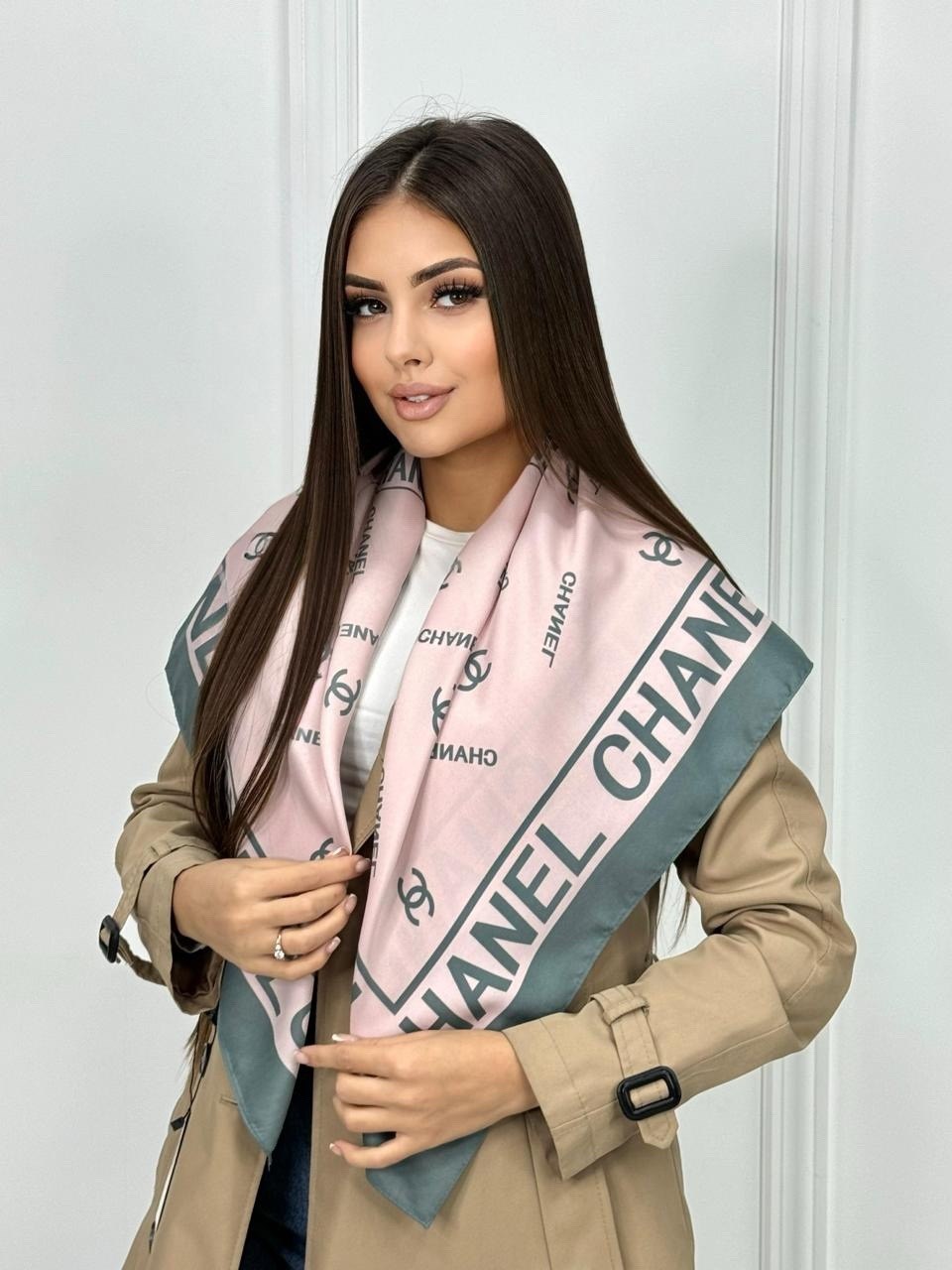 платок женский,шелковый платок универсальный,брендовый платок,платок шелковый на голову и шею,теплые женские платки