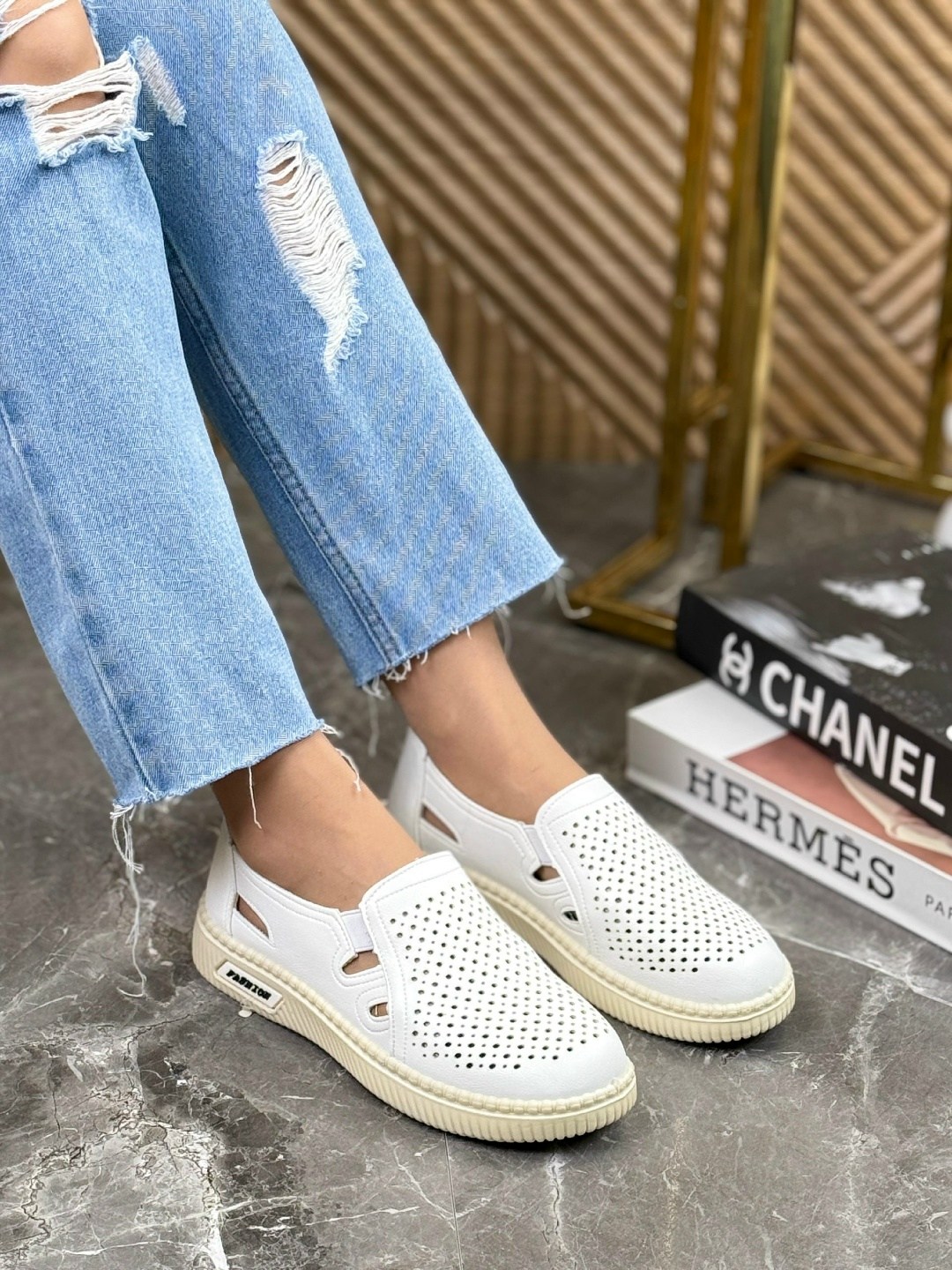 ,слипоны с перфорацией женские,мокасины женские, женская,слипоны женские