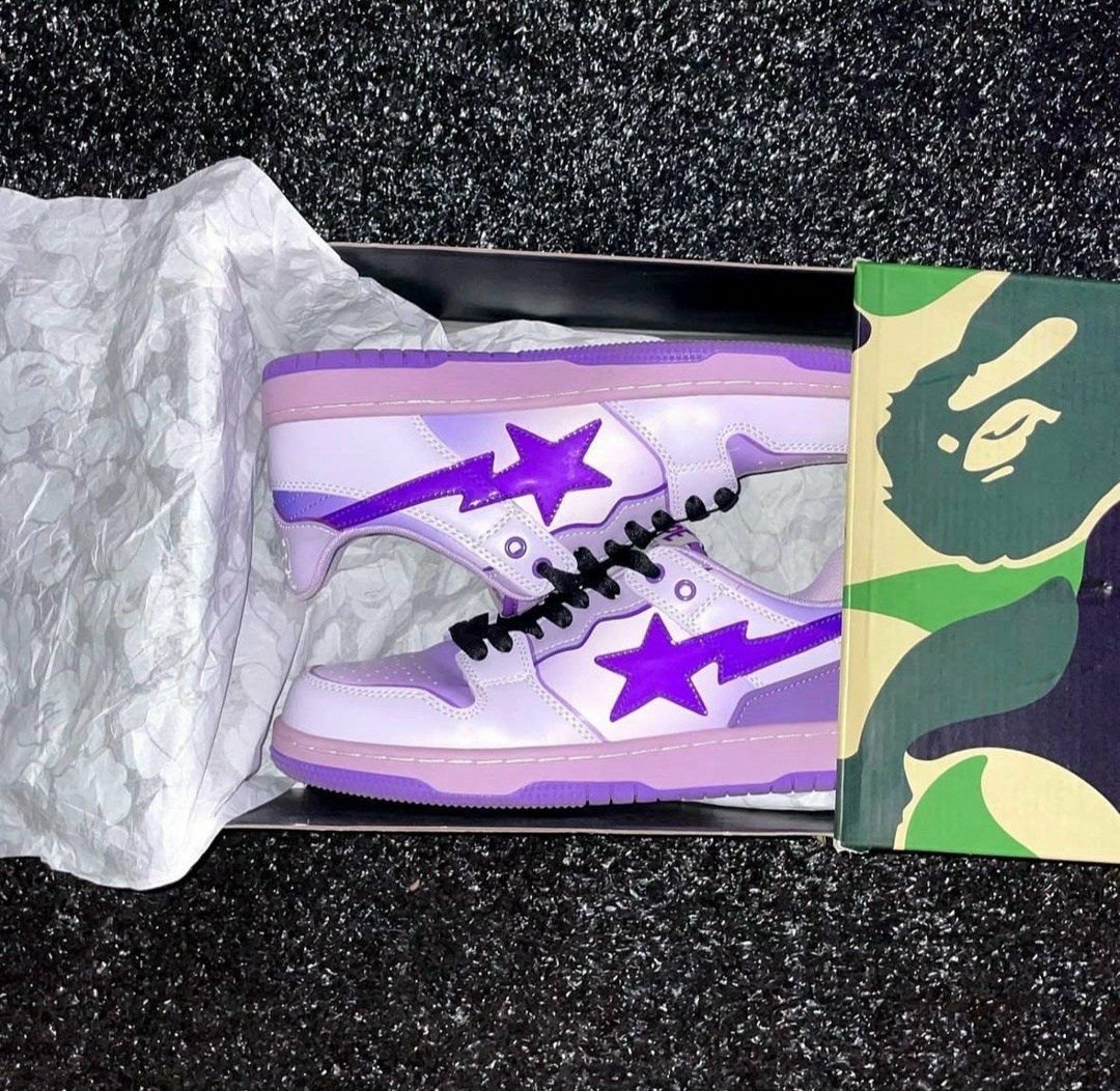 кроссовки bape sta,кроссовки bape sta фиолетовые,кроссовки bape,кроссовки,кроссовки фиолетовые