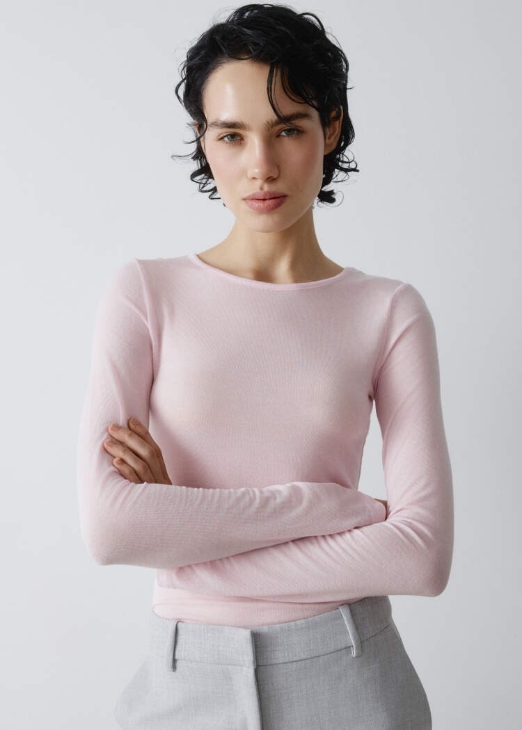 лонгслив женские,базовый лонгслив,лонгслив тонкий,лонгслив розовый,розовый джемпер