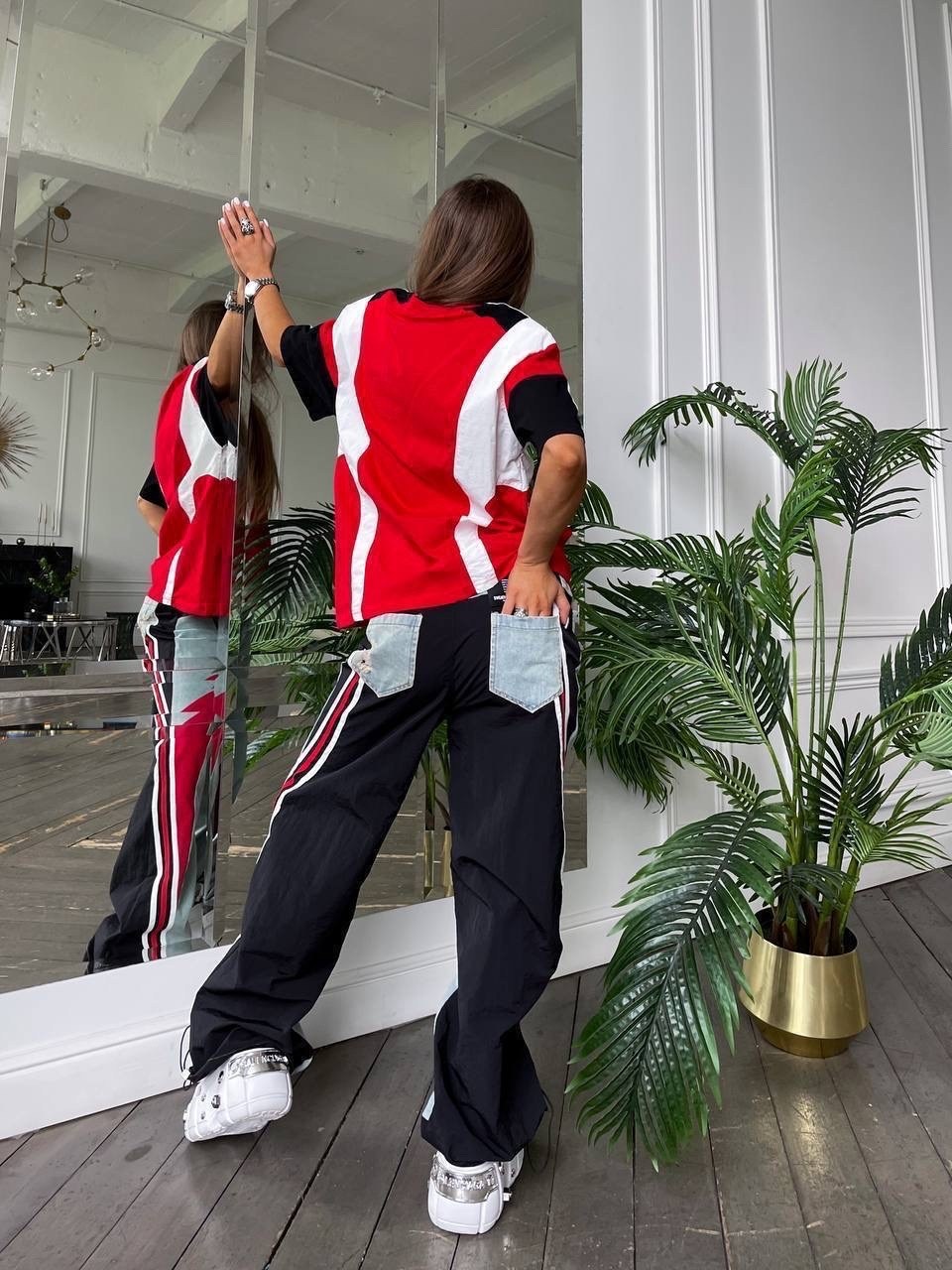 костюм с принтом,летние костюмы,женский костюм,модные образы