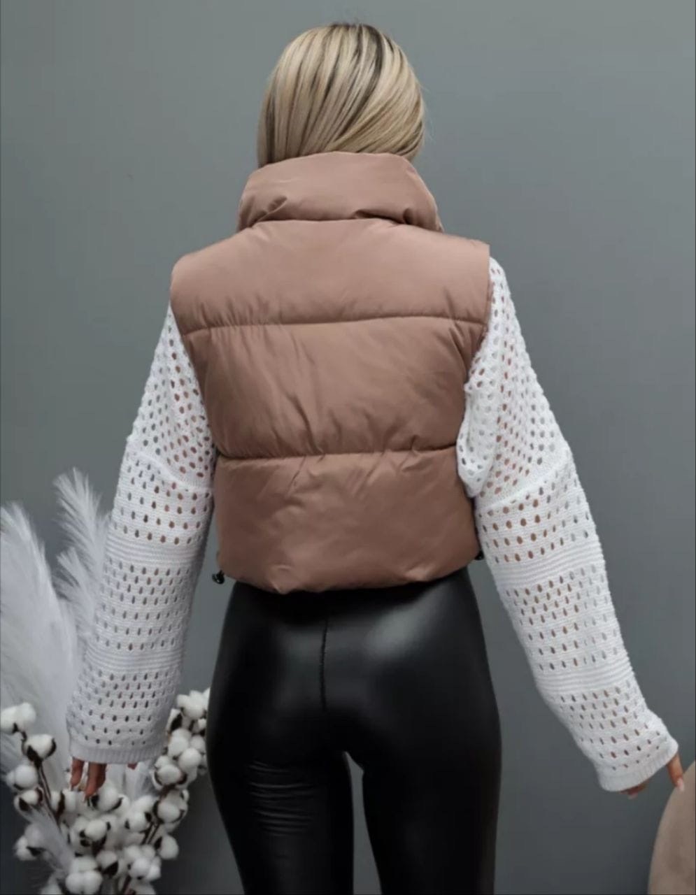 стиль элегантный,жилетка женская,повседневная куртка,жилетка укороченная