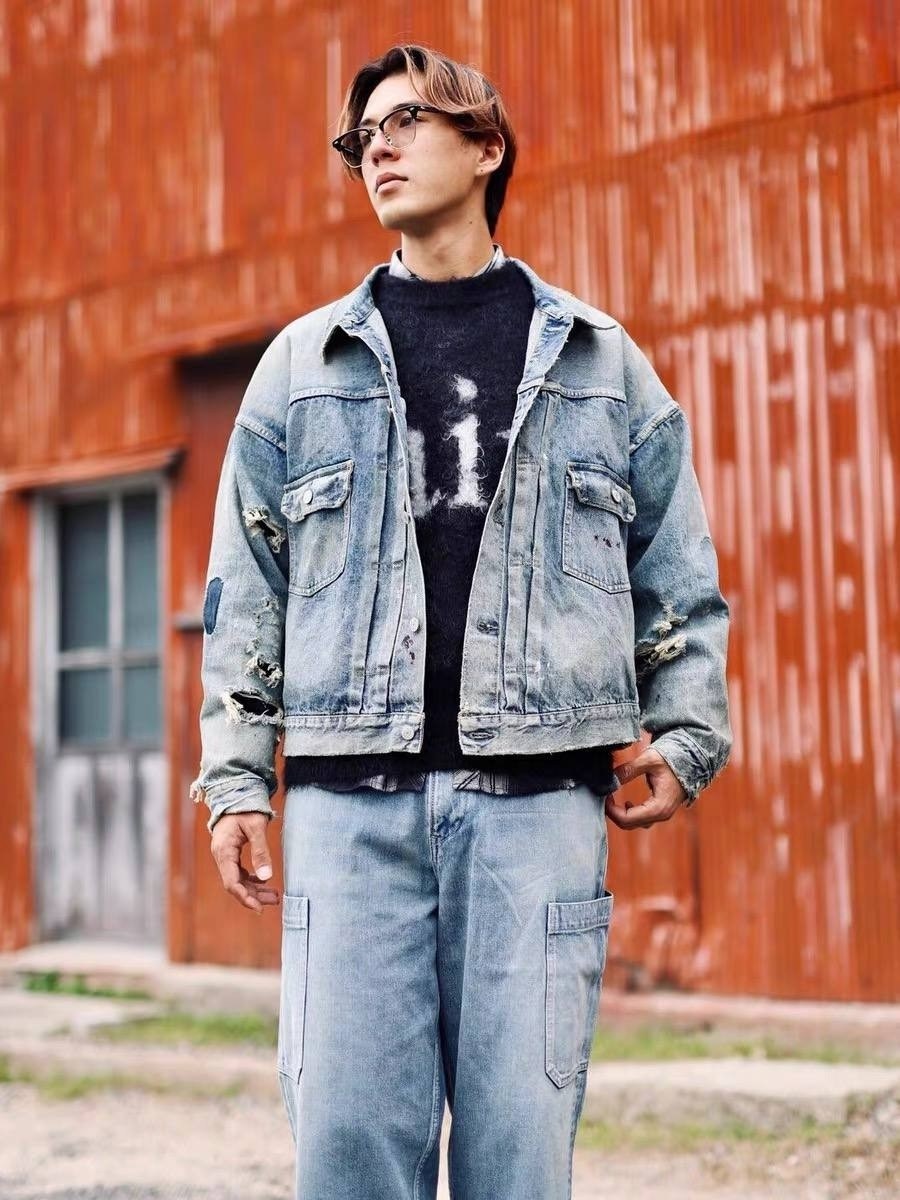 джинсовая куртка,джинсовая куртка мужскaя,свободная джинсовая куртка,куртка джинсовая оверсайз,джинсовая куртка с принтом