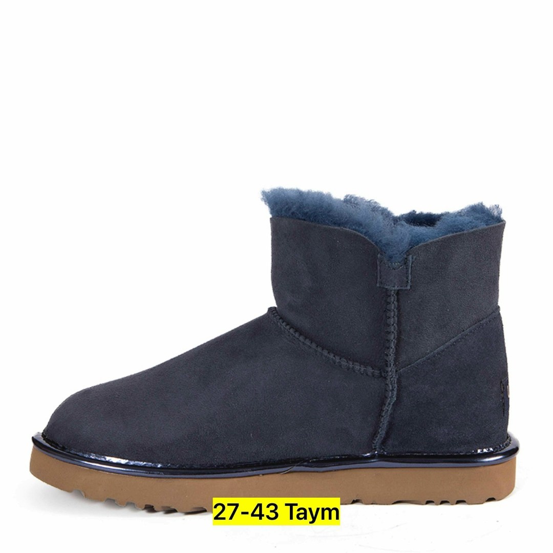 угги женские,угги синие,,ugg bailey button mini,угги