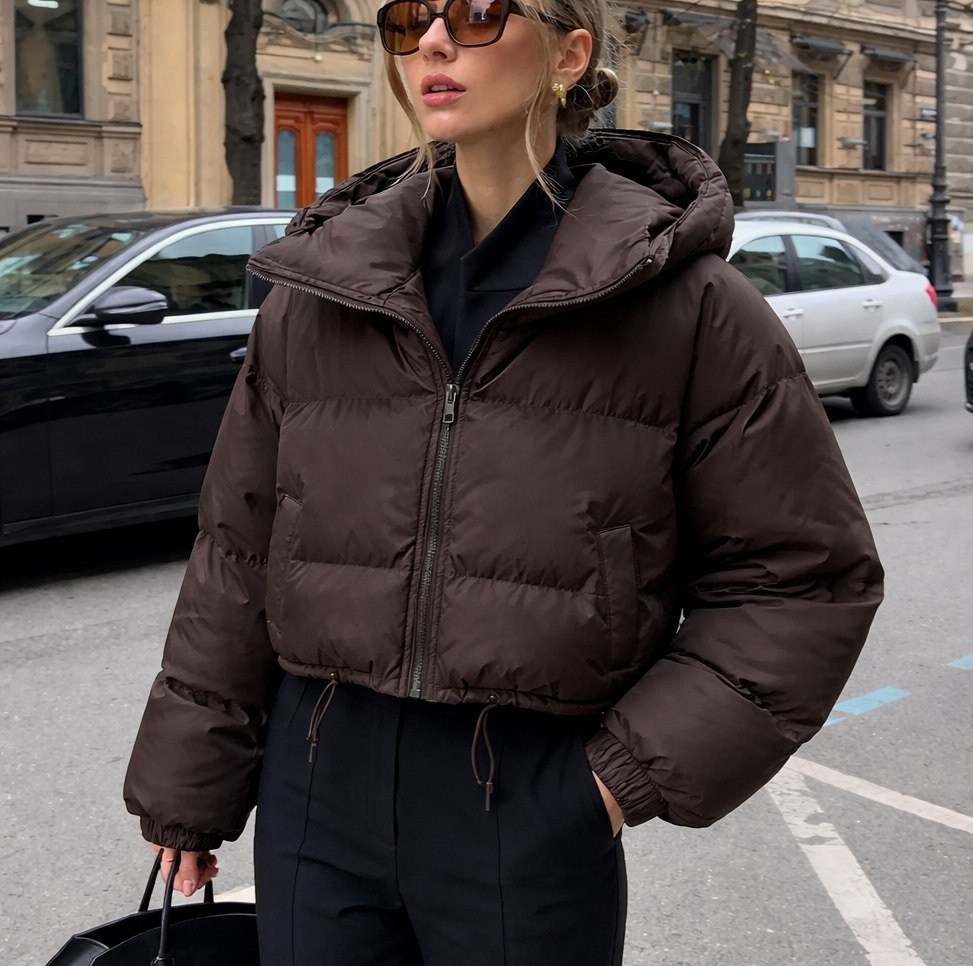 стильные пуховики,короткий пуховик,куртка оверсайз,демисезонная куртка,пуховик женский оверсайз