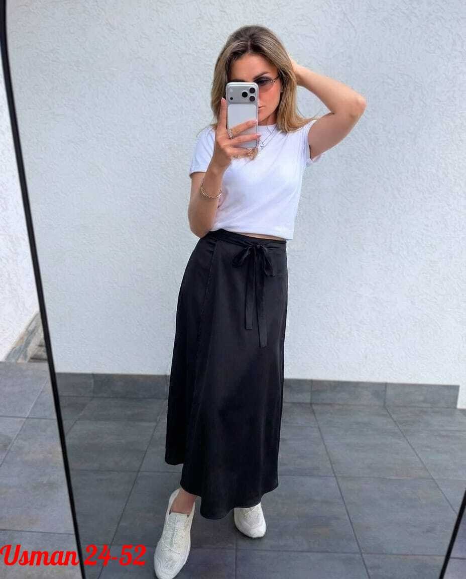 шелковая юбка миди,юбка миди,юбка атласная миди,юбка,женская атласная длинная юбка с завышенной талией