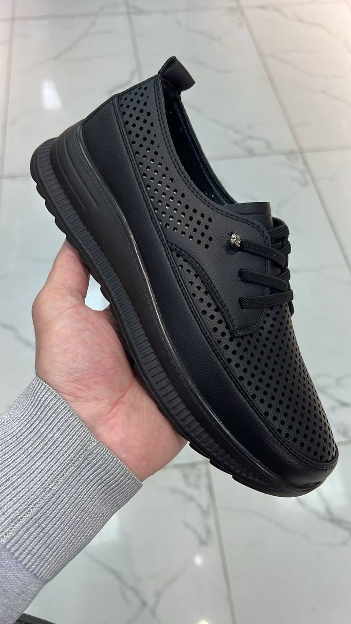 , женская,туфли женские,мокасины с перфорацией,обуви