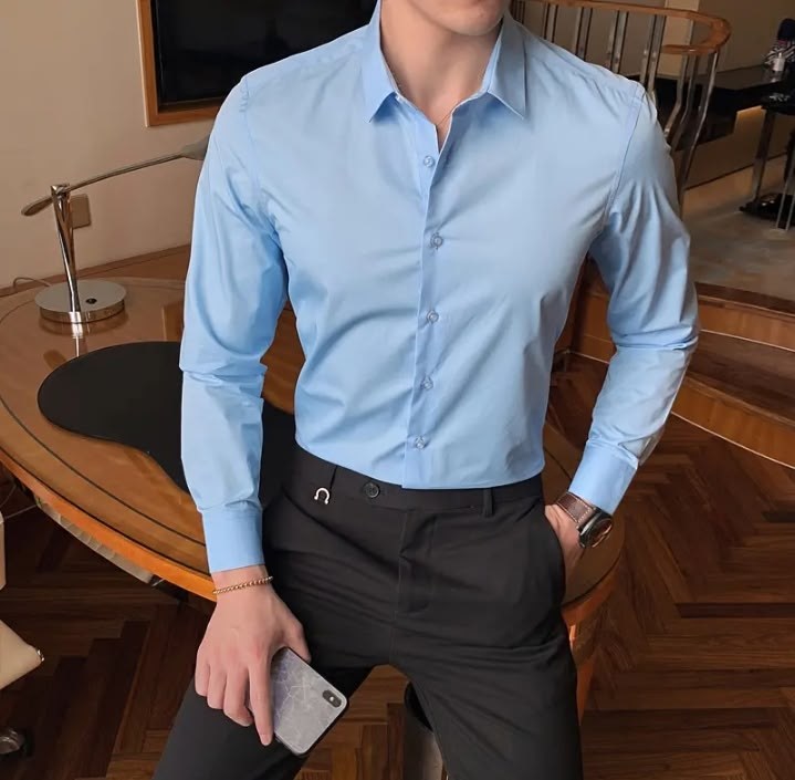 классическая рубашка для мужчин,7-цветная мужская повседневная деловая рубашка с длинным рукавом,мужская деловая рубашка с длинными рукавами,мужская приталенная деловая рубашка с длинными рукавами,хло