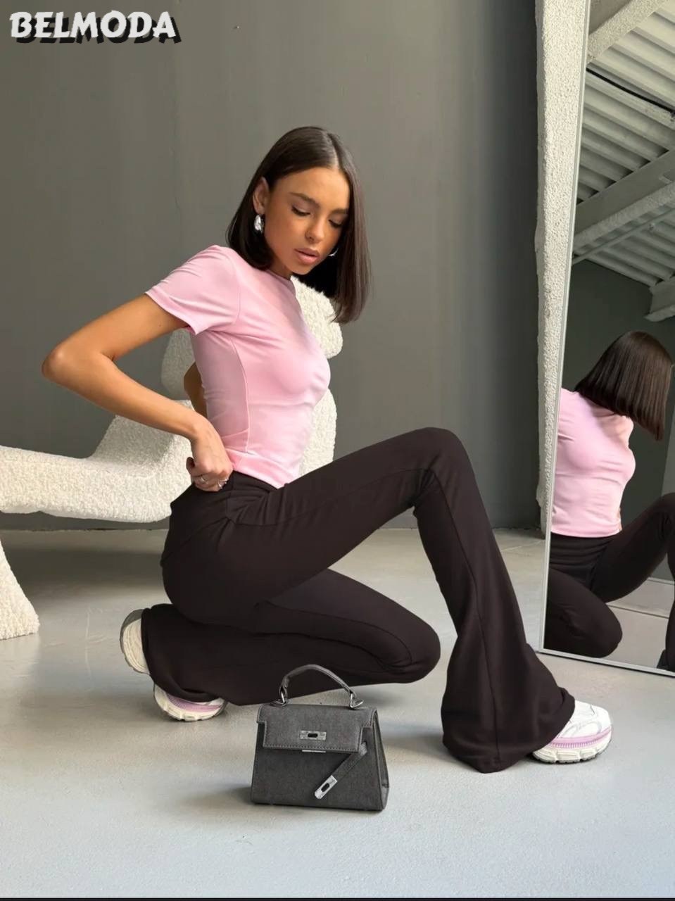 трикотажные брюки,брюки клеш,брюки джинсы,лосины-клёш,женский брюки