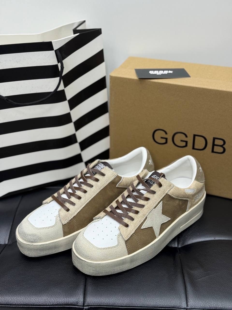 golden goose кеды stardan коричневый,кроссовки golden goose,кеды golden goose,кроссовки golden goose hi star из замши коричневый,кеды миу миу